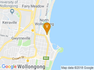 map of Novotel Wollongong Northbeach