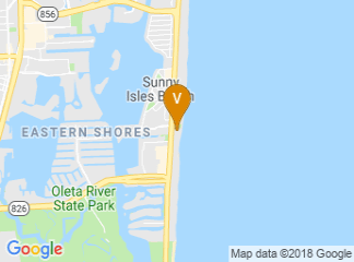 map of DoubleTree Resort & Spa by Hilton Hotel Ocean Point - North Miami Beach