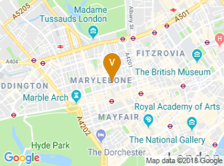 map of Holiday Inn London - Oxford Circus