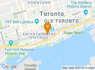 map of Delta Hotels by Marriott Toronto