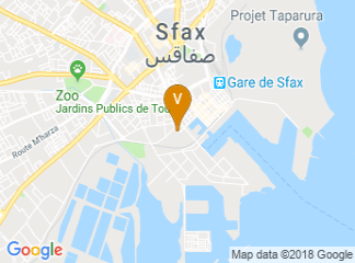 map of Sfax International Fair