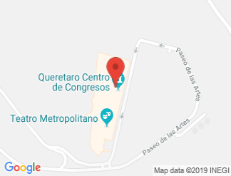map of Queretaro Centro de Congresos