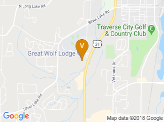 map of Great Wolf Lodge - Traverse City