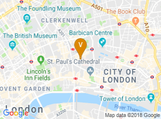 map of Haberdashers' Hall