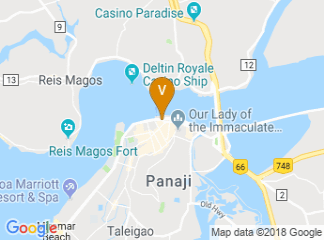 map of The Hotel Mandovi