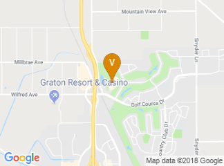 map of DoubleTree by Hilton Hotel Sonoma Wine Country