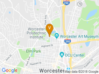 map of Worcester Polytechnic Institute