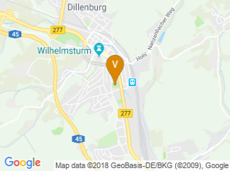 map of Hessian State Stud Dillenburg