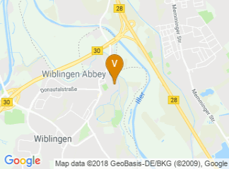 map of Kloster Wiblingen