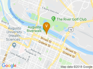 map of The Augusta Convention Center,