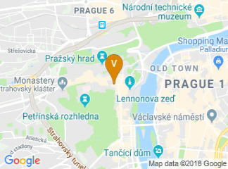 map of Lesser Town Square - Prague Apartments