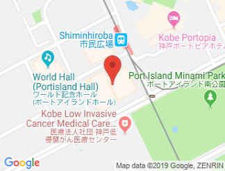 map of Kobe International Exhibition Hall