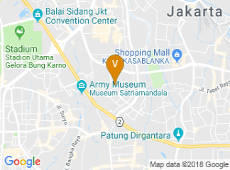 map of The Ritz-Carlton Jakarta, Mega Kuningan