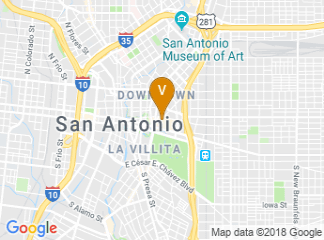 map of Menger Hotel