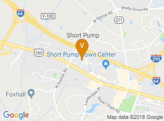 map of Hilton Richmond Hotel & Spa/Short Pump