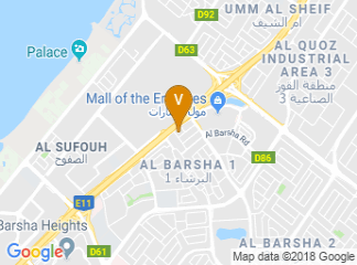 map of Holiday Inn Dubai - Al Barsha