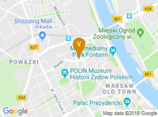 map of ibis Warszawa Stare Miasto