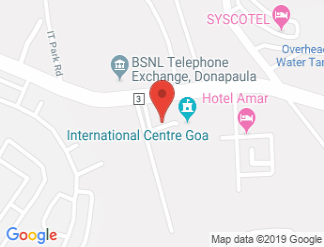 map of The International Centre Goa