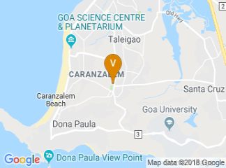 map of Taleigao Community Centre
