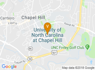 map of University of North Carolina at Chapel Hill