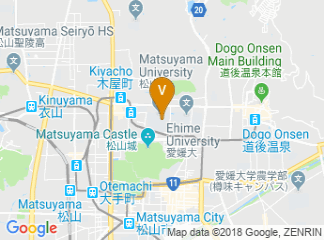 map of Matsuyama University