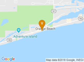 map of Hampton Inn & Suites Orange Beach