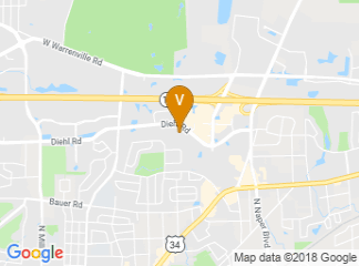 map of NIU Naperville Conference Center