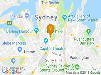 map of Western Sydney University Sydney City Campus