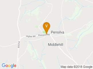 map of Cornwall Venue Millennium House