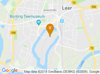 map of Ostfrieslandhalle