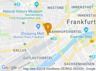 map of Bristol Hotel Frankfurt