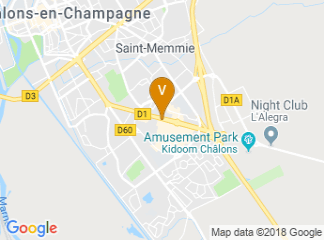 map of Le Capitole en Champagne