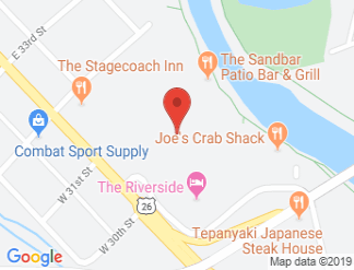 map of The Riverside Hotel