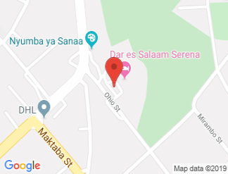 map of Dar es Salaam Serena Hotel