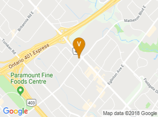 map of Sandman Signature Mississauga Hotel