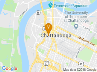 map of Chattanooga Marriott Downtown
