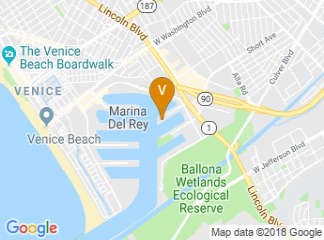 map of Marina Del Rey Hotel