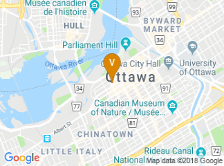 map of Delta Hotels by Marriott Ottawa City Centre