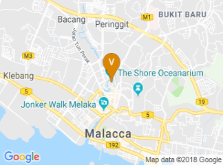 map of Swiss-Garden Hotel Melaka