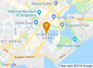 map of The Fullerton Hotel Singapore