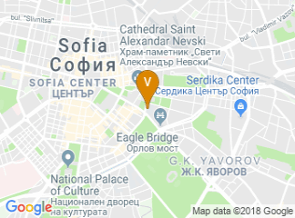 map of Sofia University "St. Kliment Ohridski"