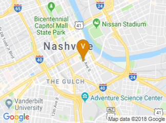 map of Country Music Hall of Fame and Museum