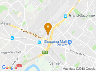map of Holiday Inn Express Geneva Airport