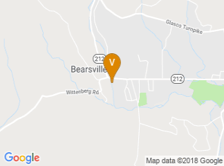 map of Bearsville Theater
