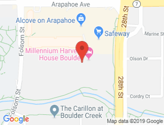 map of Millennium Harvest House Boulder