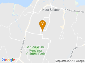 map of Rektorat Universitas Udayana