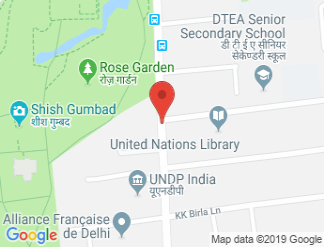 map of India International Centre