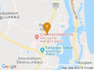 map of Hindustan Institute of Technology & Science