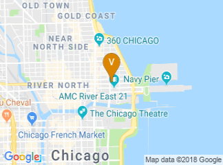map of DoubleTree by Hilton Hotel Chicago - Magnificent Mile