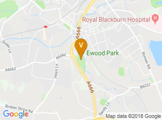 map of Ewood Park